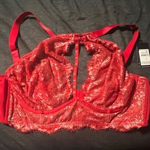 City Chic Red Bra Lingerie NWT